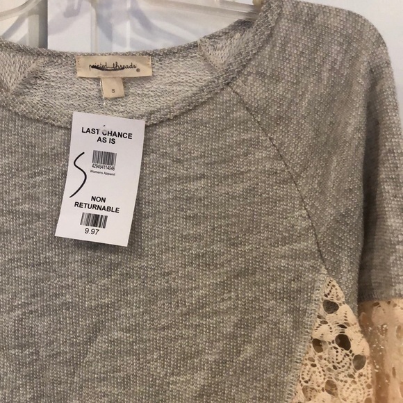 Grey and cream sweater - Picture 2 of 4